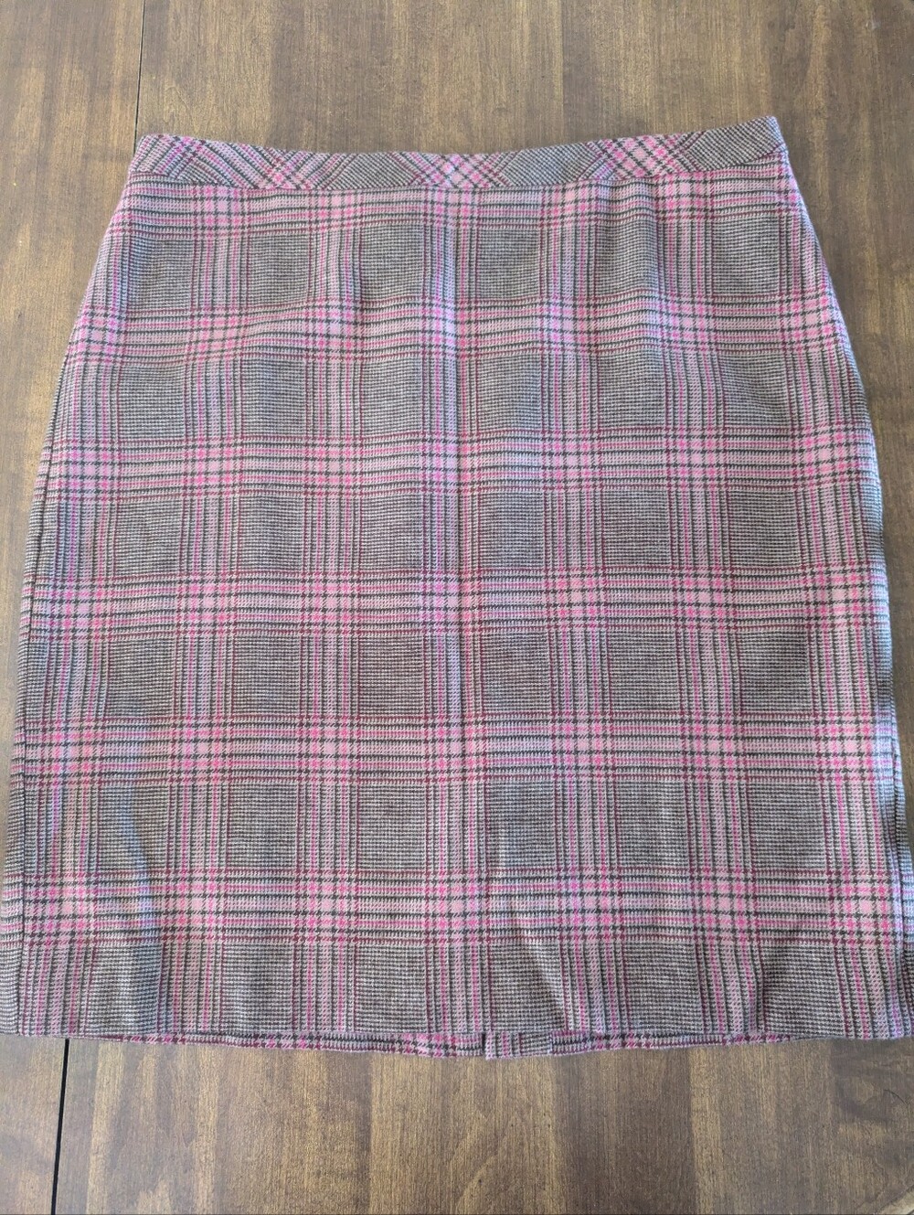 Talbots Wool Plaid Midi Skirt 16